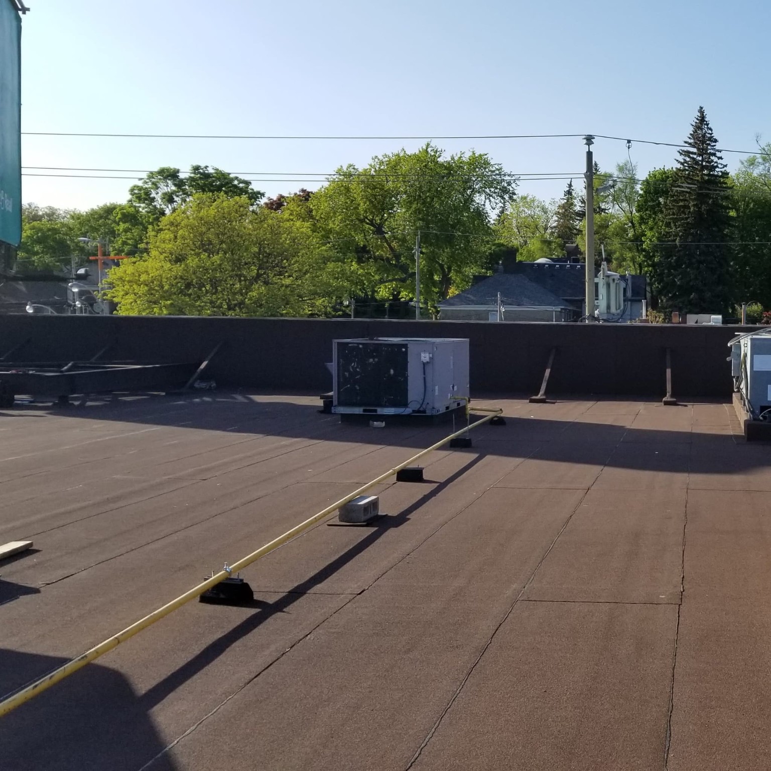 Completed AMN flat roofing project