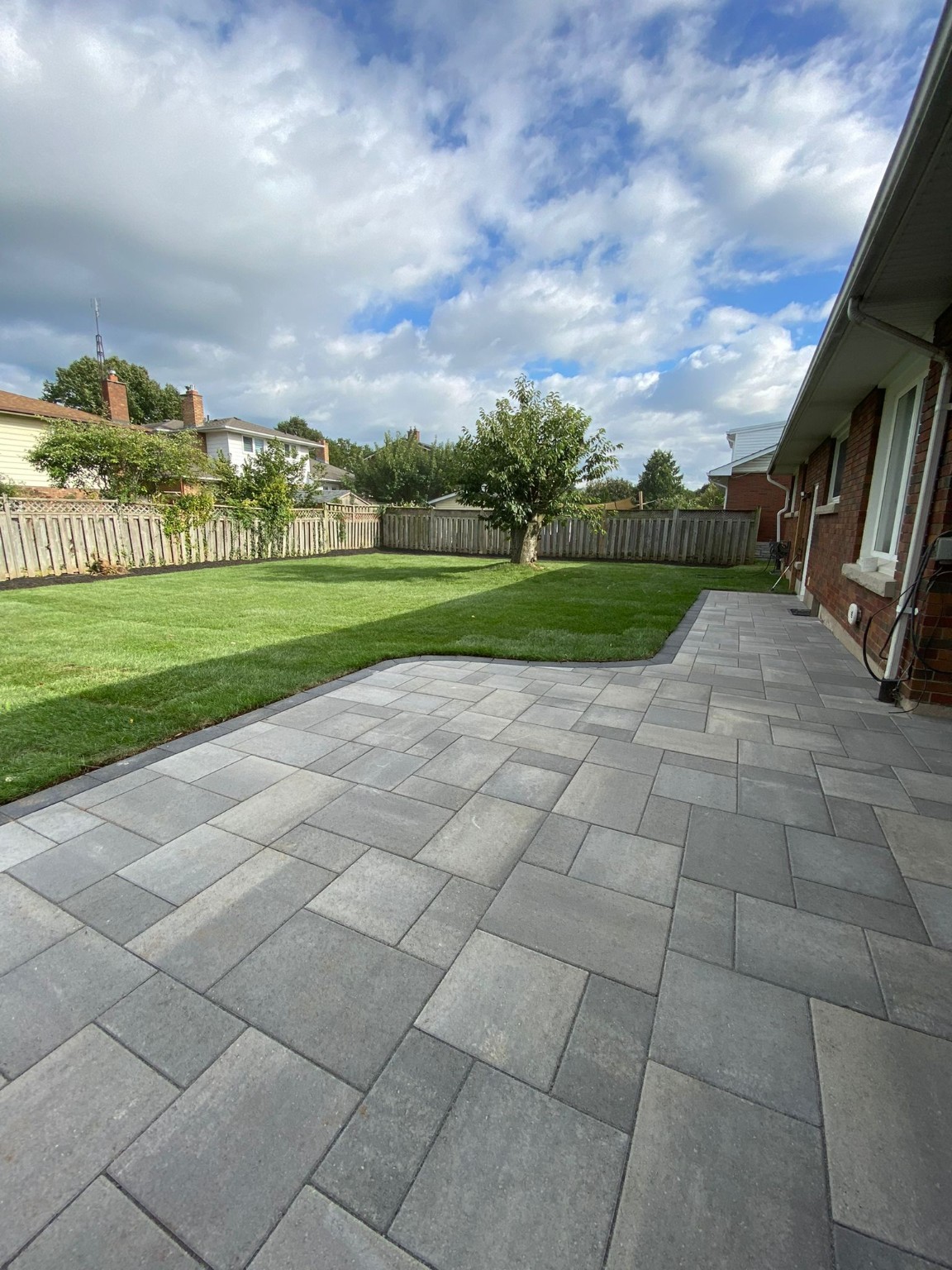 Completed AMN interlock and hardscaping project